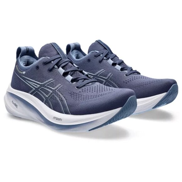 Asics Gel Nimbus 26 Size 12 - French Blue \ Electric Lime - BRAND NEW - Picture 1 of 6
